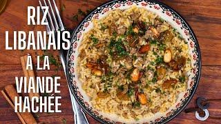 RIZ PILAF LIBANAIS à la VIANDE HACHÉE -- DÉLICIEUX, FACILE & RAPIDE -- HASHWEH 