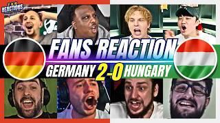 FOOTBALL FANS REACTION TO GERMANY 2-0 HUNGARY | EURO 2024