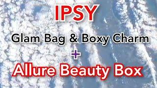 IPSY December Glam Bag & Boxy Charm Unwrap Joy + Allure Beauty Box Member Shop with Swatches