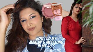 Getting back in to modelling in my 40's - subtle glam makeup tutorial and GRWM vlog