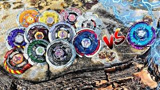 THE LEGENDARY BLADERS vs OMEGA DRAGONIS (INSANE BEYBLADE METAL FIGHT!!!)