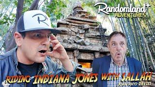 Riding Indiana Jones with SALLAH at Disneyland! (John Rhys-Davies!)