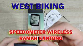 Review dan Cara Setting Speedometer Sepeda Wireless West Biking mirip Cateye Lixada