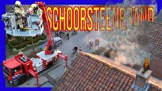 Major chimney fire - VOLUNTEERS DUTCH FIREFIGHTERS -