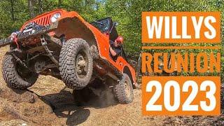 Willys Jeeps off roading and reunion show 2023