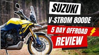 Offroad on the Suzuki V-Strom 800DE