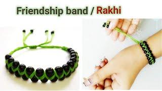 How to make friendship band/Friendship band making at home /band kaise banate hain/ hand band making