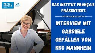 Interview mit Gabriele Gefäller vom Kurpfälzischen Kammerorchester Mannheim