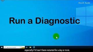 How to Run a Diagnostic on a Computer :Tutorial