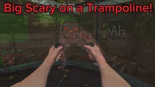 Playing Big Scary on a Trampoline!