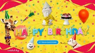  Happy Birthday Trivia Quiz | Fun Facts About Birthdays!