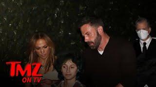 Ben Affleck & Jennifer Lopez Grab Dinner at Craig's with Her Daughter | TMZ TV