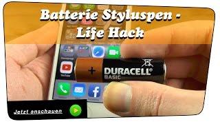 Stylus Pen mit einer BATTERIE basteln - Life Hack | DIY