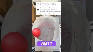 DRAWING ON BALLOON, BUT I CAN ONLY USE 2 COLORS DID YOU SEE MAGIC?🪄WHO NEXT#art #artchallenge