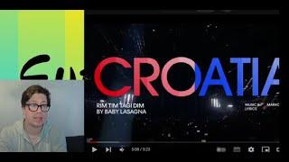 Eurovision 2024: Semifinal 1 - Qualifier - Croatia - Baby Lasagna - "Rim tim tagi dim" #reaction