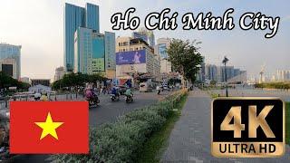 【4K Walk in Vietnam】Ho Chi Minh City, Saigon, Rapidly developing city in Southeast Asia