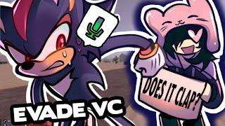 Trolling as SHADOW in EVADE VC | ROBLOX Funny Moments