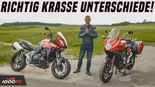 Exot gegen Daily-Tourer! MV Agusta Turismo Veloce vs. Triumph Tiger Sport 1050 - Gebrauchtbike-Test!