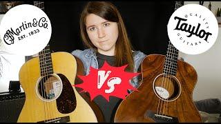 Martin 000JR-10E (Shawn Mendes) vs. Taylor GS Mini (Koa)