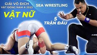 ‍️ 8/12 am 5 Trận Đấu VẬT NỮ Hàng Khủng Sexiest Tại Giải VĐ Vật Đông Nam Á 2023 Sea Wrestling.