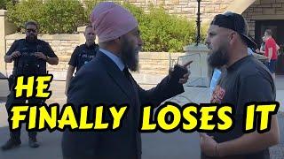 Jagmeet SINGH Goes TOE To TOE With Angry Citizen Who Called Him This