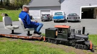 A visit to the other 7-1/4" gauge railroad in town: the Shady Pines Railroad.