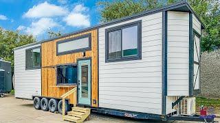 36 foot Tiny Home on Wheels w/ 3 Stand-up Bedrooms & Off-Grid Utilities