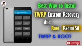 INSTALL TWRP RECOVERY AND ROOT REDMI 5A | Best Way to Root | HINDI |