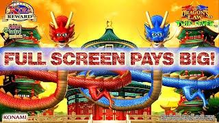 Dragons Law Twin Fever FULL SCREEN Max Bet pays BIG