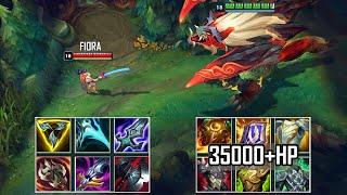 35000 HP CHO'GATH vs FIORA FULL BUILD FIGHTS & Best Moments!