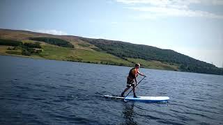 Stand Up Paddleboard Surf Stance Tutorial - Practice your paddling on flat water