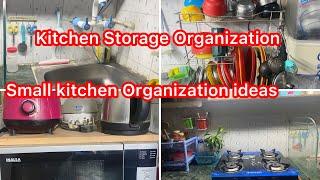 Kitchen Storage  Organization ideas How to organise small kitchen indian small kitchen hacks ideas