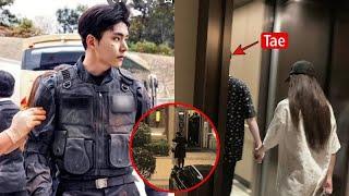 bts news today! ARMY shocked, Taehyung of BTS Spotted Bringing a Woman to His Apartment?