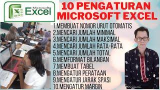 PENGATURAN DI MICROSOFT EXCEL~Bambapuang Foundation Enrekang