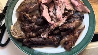 COOKING AN ENTIRE WILD HOG! How To Piece By Piece All At One Time