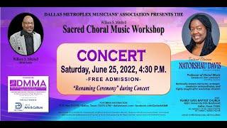 DMMA William S. Mitchell Sacred Choral Music Workshop & Concert 2022