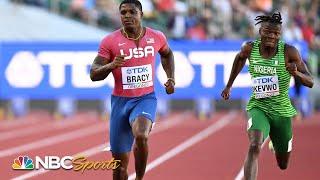 Marvin Bracy-Williams leads off a big night for USA in 100m heats at Worlds | NBC Sports