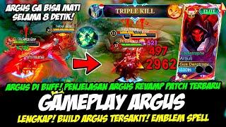 CARA MAIN ARGUS BUFFPENJELASAN ARGUS REVAMP TERBARUBUILD ARGUS TERSAKITGAMEPLAY ARGUS TOP GLOBAL