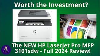 Is the NEW HP LaserJet Pro MFP 3101sdw Printer Worth the Investment? Full 2024 Review!