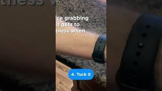 How to Put on Apple Watch Sport Band - 4 Easy Steps #applewatch #sport