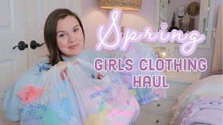 EVERYTHING UNDER $17.98!! | Walmart Girls Spring Clothes Are Seriously Adorable