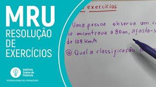 MRU - Resolução de Exercícios | Movimento Retilíneo Uniforme | Física Enem #3