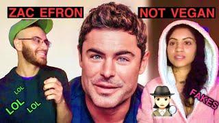 Zac Efron Not Vegan Analysis