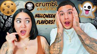 Trying Crumbl's HALLOWEEN COOKIES!!