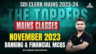 Banking & Financial MCQs of November 2023 | SBI Clerk Mains Banking & Financial Awareness