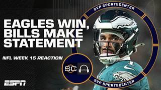 Jalen Hurts' maturity, Bills make a statement vs. Lions & more from NFL Week 15  | SC with SVP