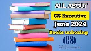 Company Secretary- Executive June 2024 Books unboxing #icsi #csexecutive #csjune2024 #cs