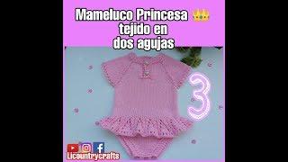 Pañalero Princesa tejido   3 Parte