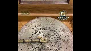 What A Friend We Have In Jesus Hymn on a Polyphon Music Box Christian