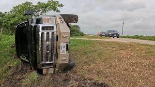 Anyone Missing a Truck? Ford F-250 Takes a Tumble!